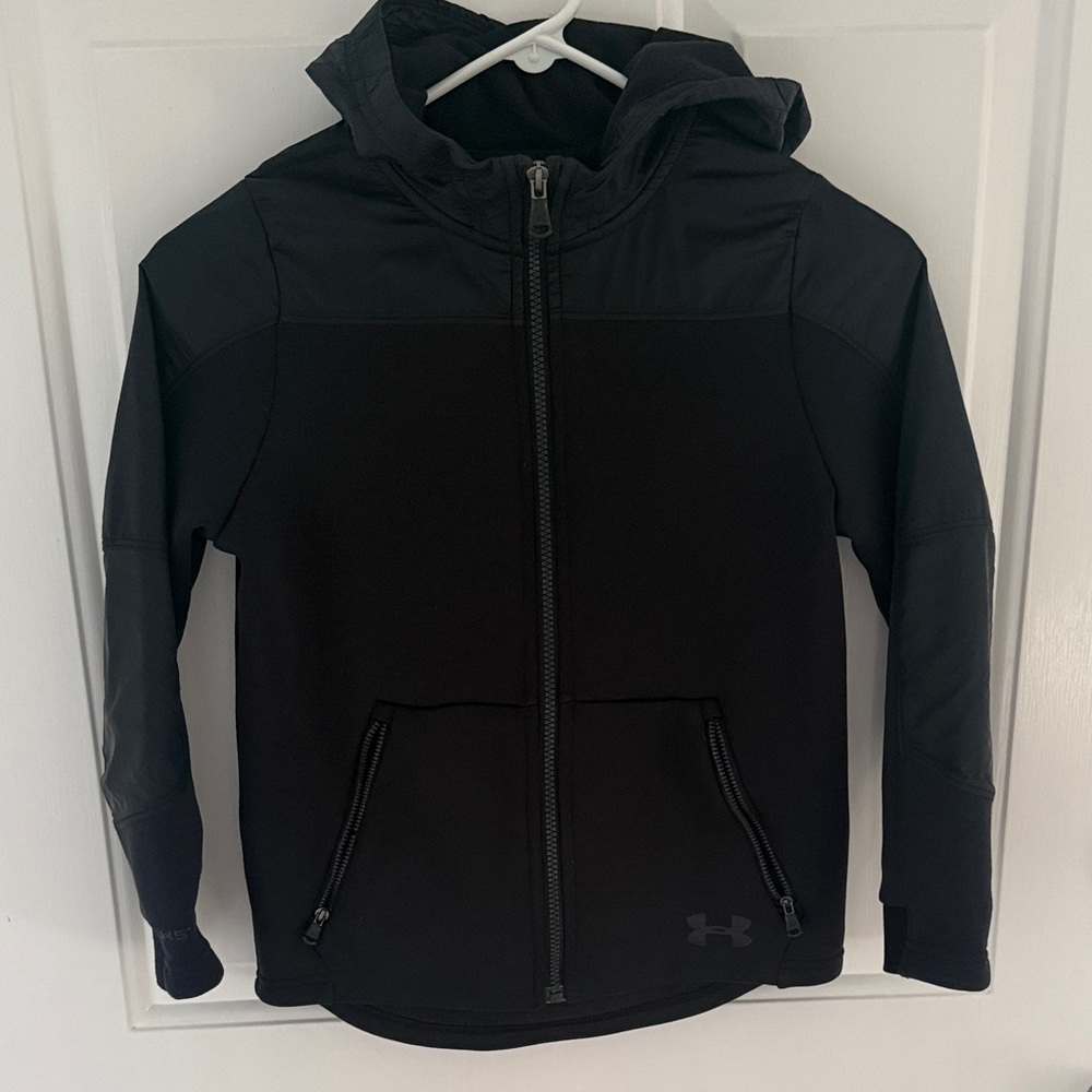Under Armour Kids Full-Zip Black Lightweight Jacket